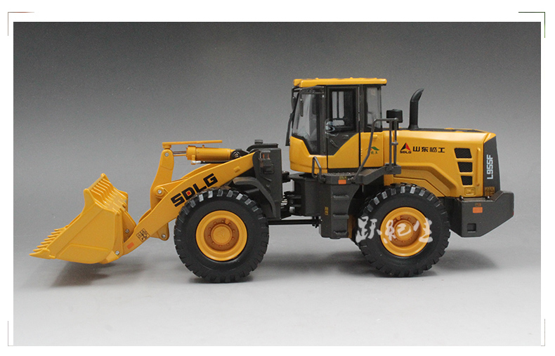 Hợp kim Gốc 1:35 Tạm Thời Loader Grader Kỹ Thuật Xe Mô Hình Hợp Kim Mô Phỏng Tĩnh Mô Hình Xe Trang Trí mô hình xe đạp