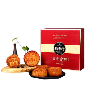 19.9元包邮  稻香村蛋黄莲蓉月饼810克