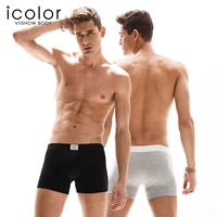 IColor Quần lót nam Boxer Tóm tắt Boxer Men Hợp thời trang cho nam Cotton Tóm tắt Quần nam Quần dài quần lót chữ c