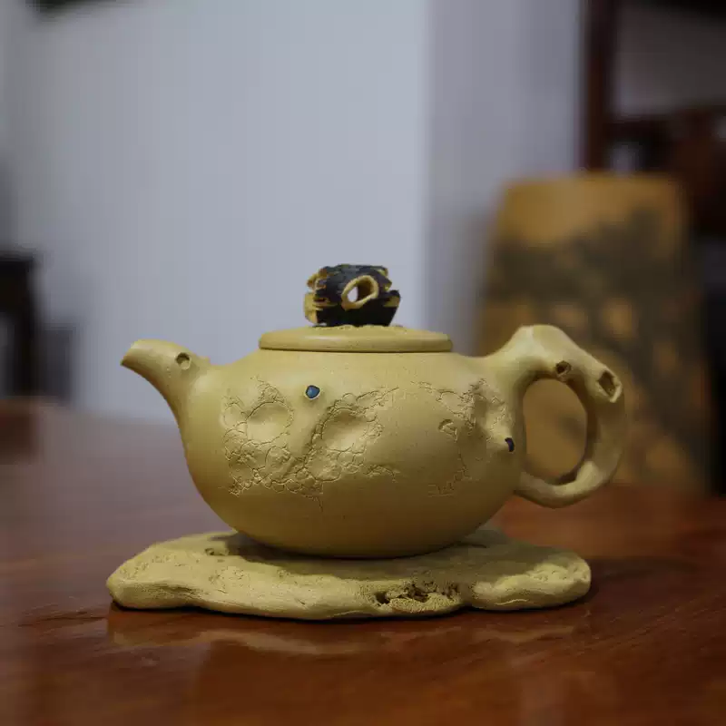 宜兴纯手工紫砂壶段泥供春紫砂壶周建春紫砂茶具福临吾壶品牌壶