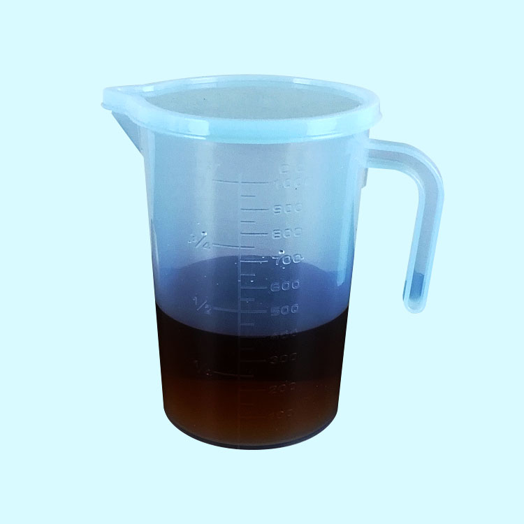 Heavy food grade cup with plastic transparent 500ml 1000ml with milk tea shop tool scale cup