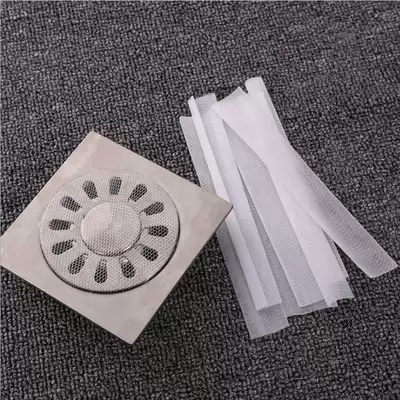 Mengjiaju powder room bathroom hair filter floor drain filter net cloth sink anti-blocking disposable anxiety device