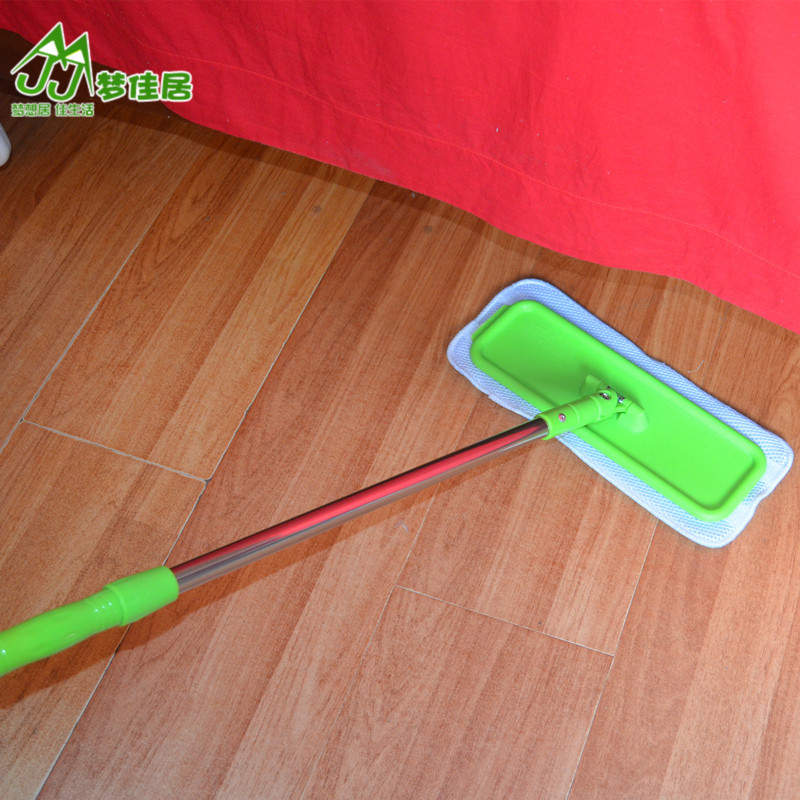 Household wood floor special dust removal push electrostatic flat mop pier cloth rod head waxing care flat mop