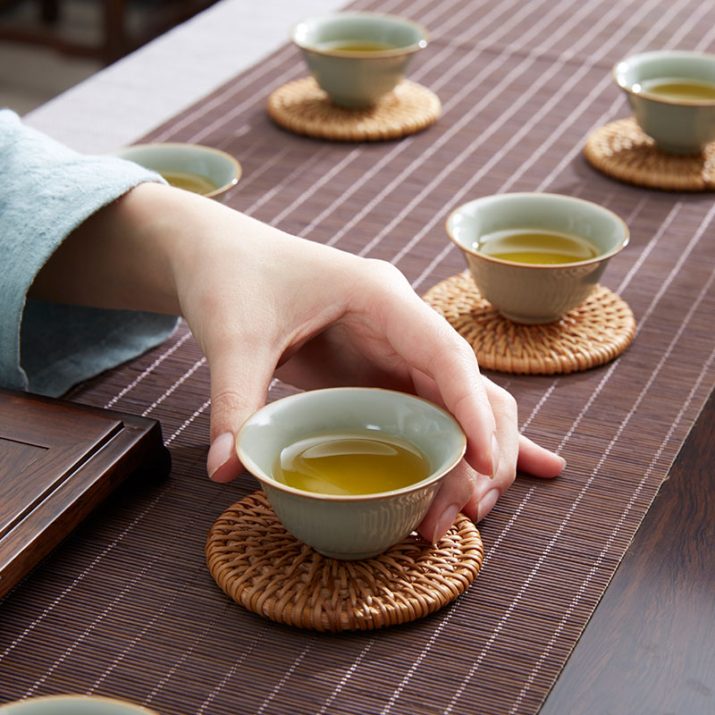Your up the was suit jingdezhen han household can have a complete set of Your porcelain pieces of checking ceramic kung fu tea set