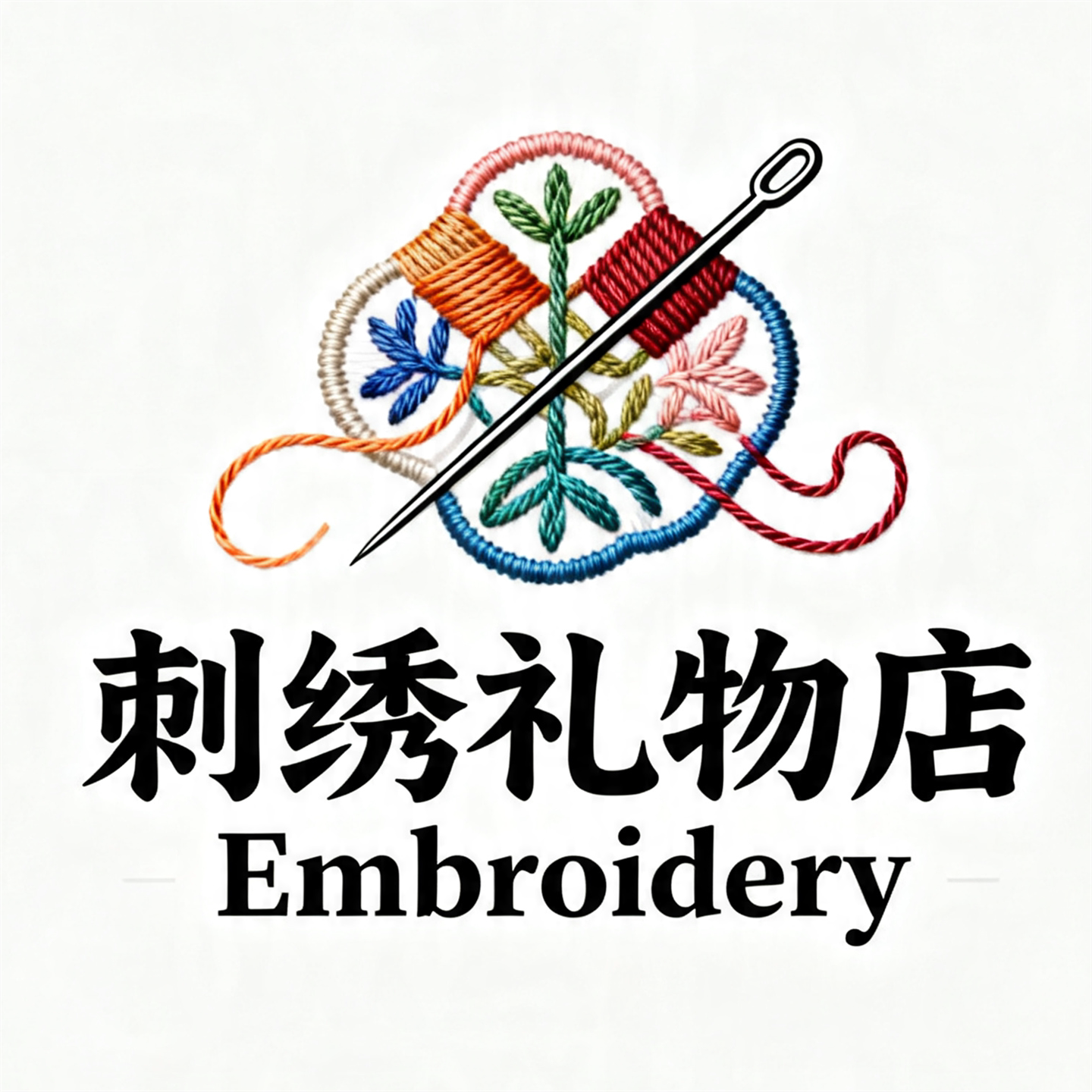 刺绣礼物店的LOGO