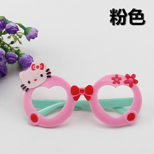 Thủy triều mèo con kính không có ống kính cô gái ảnh đồ chơi kính nam khung mắt bé dưới năm nhân dân tệ - Kính khung gọng kính cận nữ