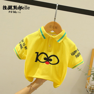 Lasciabelle child clothing clear cabin special price number of boys polo shirt short sleeve T-shirt