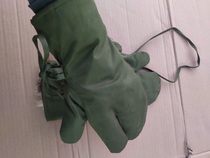 Leather Gloves Vintage Leather Gloves Rabbit Skin Gloves