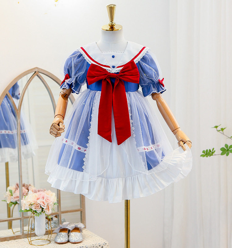 Girl Lolita dress Summer 2023 new Young Girl Dress for a girl's birthday dress