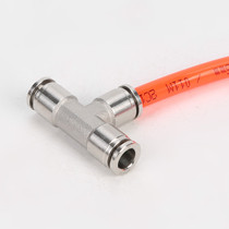 Stainless steel pneumatic quick connector air pipe quick plug connector T-Type Plug-In tee quick plug connector