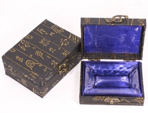 Leather case to Zhangjin box upscale seal box jade custom packaging box seal engraving box