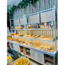 Bakery bread display cabinet side cabinet bread rack bread island cabinet display rack pastry cake shop commercial multi-layer