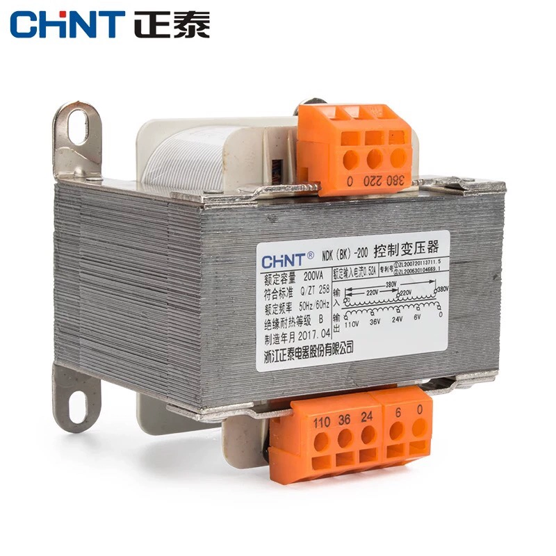 Máy biến áp điều khiển Chint NDK/BK-200VA 380v 220v đến 36v 24v 110v 12V 220 ổn áp 110v máy biến áp abb