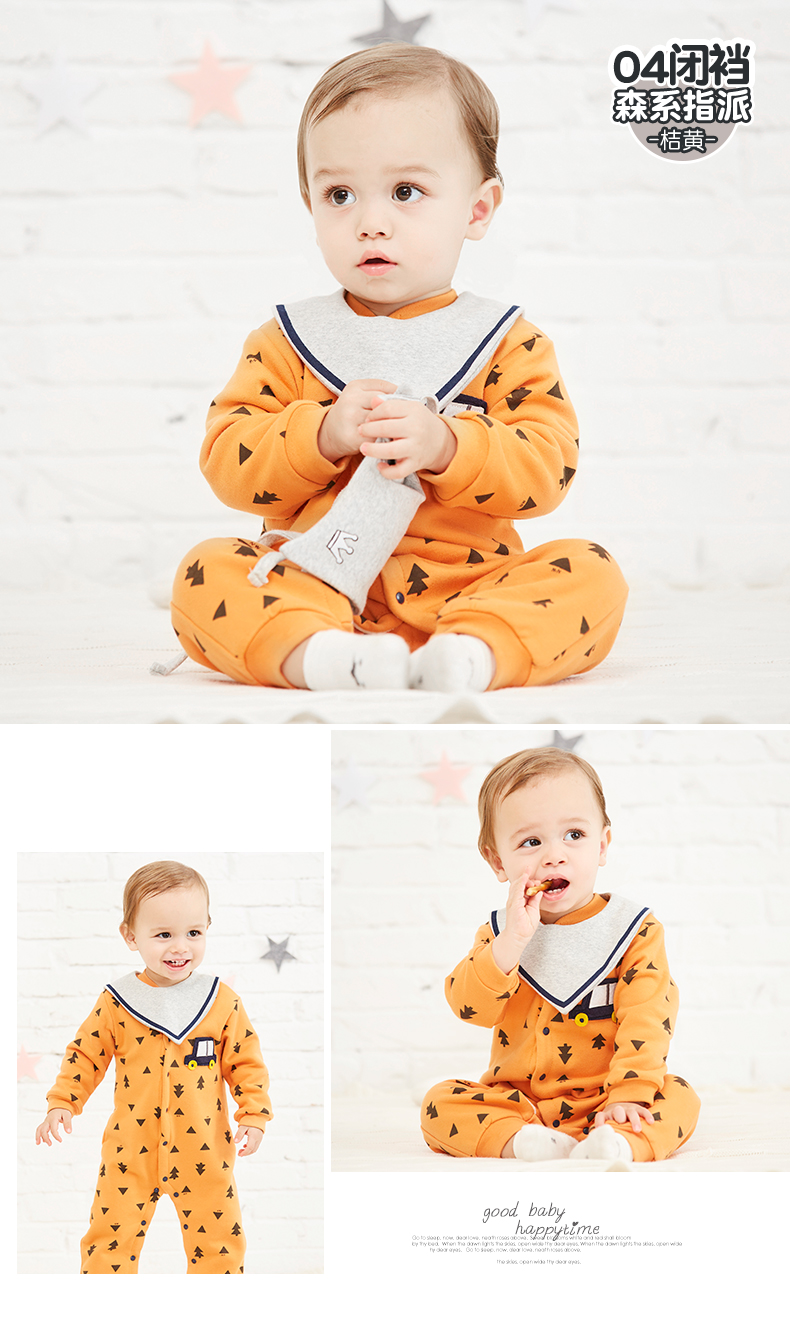 恩 Yêu áo choàng cho bé 1 tuổi cộng với áo nhung ấm 2 tháng 3 bé trai romper 4 quần áo mùa đông 5 6 quần áo trẻ sơ sinh