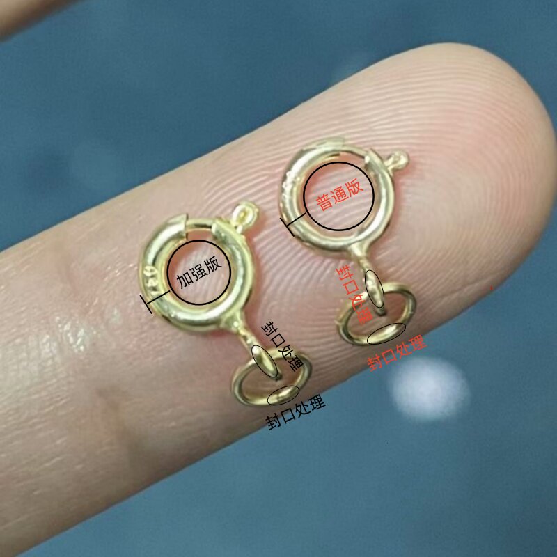贝莉雅18K金弹簧扣:奢华优雅,白金项链扣头的魅力无法抵挡!-扣-淘宝好物网