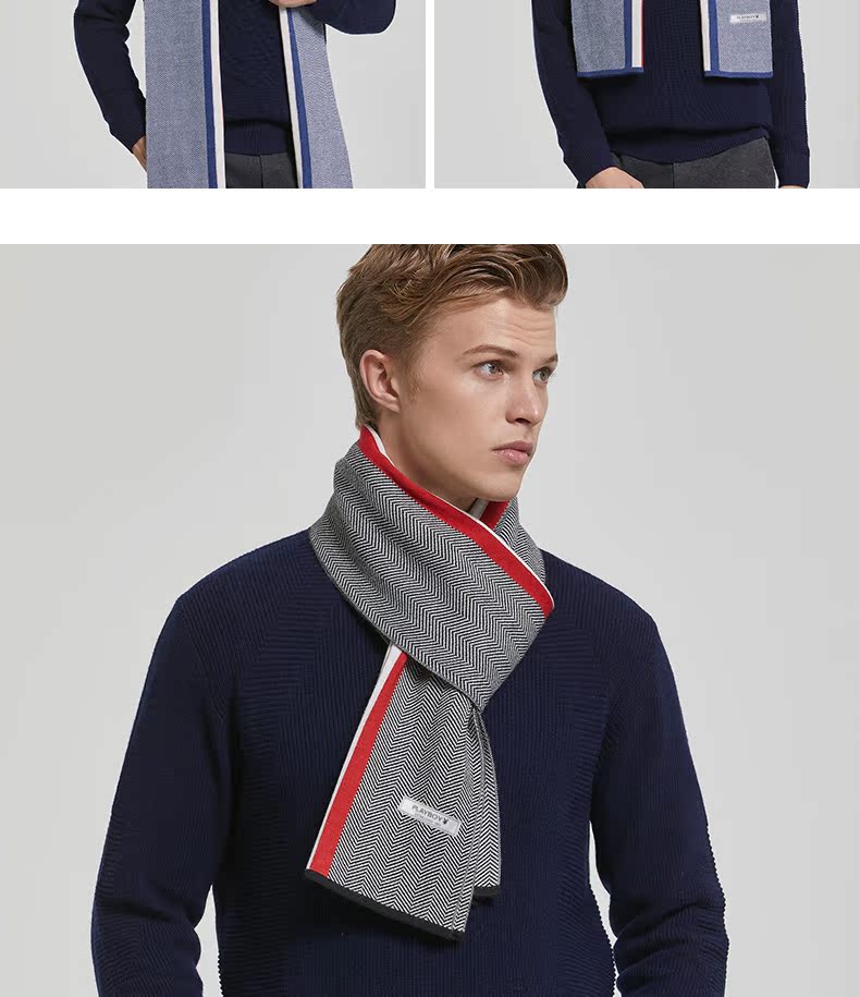 Foulard pour homme en Laine - Ref 3160296 Image 13