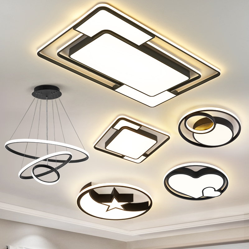 Ceiling Lamp, Living Room Lamp, Modern Minimalist Bedroom Lamp, Led Nordic Dining Room Lamp, Elegant Whole House Package Lighting Combination
