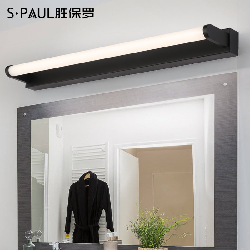 Mirror headlight powder room anti-fog Nordic modern minimalist vanity light bathroom bathroom anti-fog mirror light