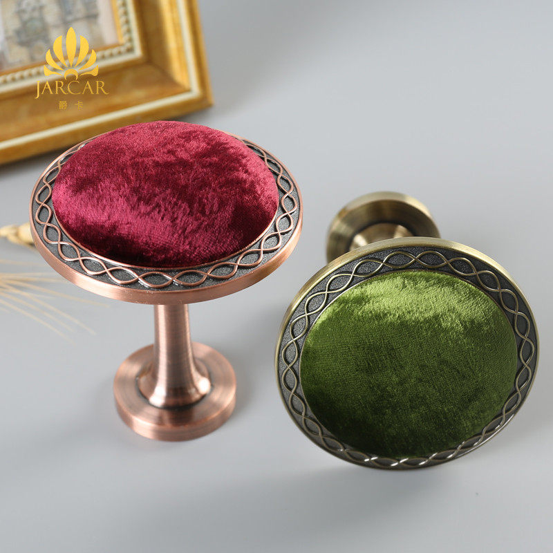 Jue card solid color curtains Simple modern hook metal wild decorative wall hanging hook folding belt accessories hot sale