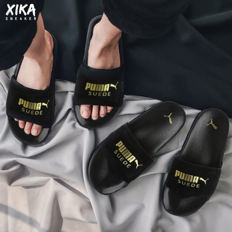 PUMA Hummer Leadcat Da lộn nam và nữ dép đi biển thể thao giản dị 365758-01-09-10 - Dép thể thao dép local brand