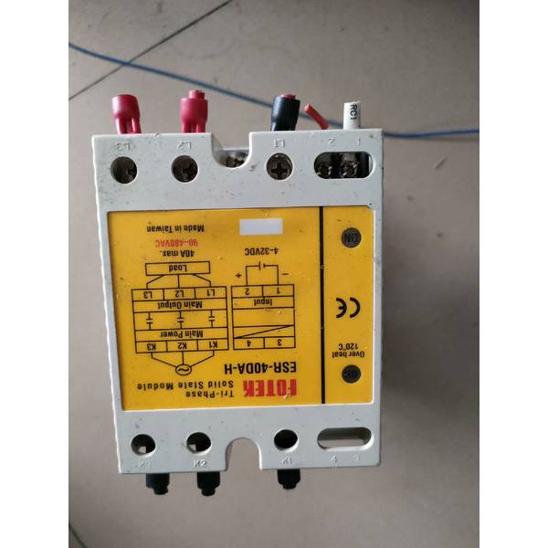 Negotiable Price for Fotek Solid State Relay Esr-40Da-H, Three-Phase Solid State Relay.