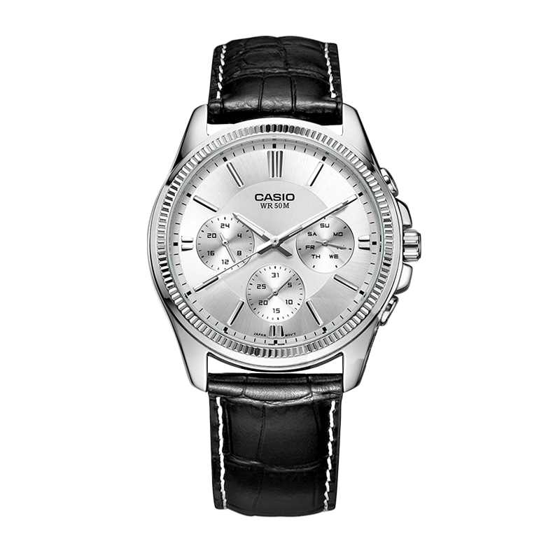 male casio dark steel heart non mechanical quartz watch mtp1375 mtp1374