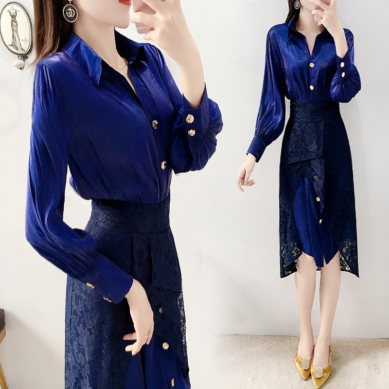 Spring's Sister Little Fragrant Wind Suit Woman 2022 New light cooked ethos Name Yuanyosuo Women's dress Two sets