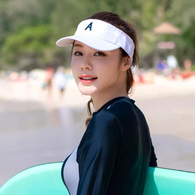 Topless baseball hat men's and women's Korean casual empty top hat shade duck tongue hat summer outdoor sports swimming cap 2