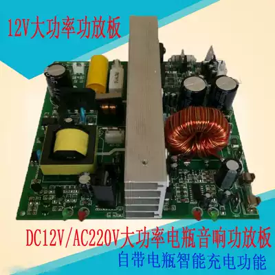 Battery audio 10 inch 12 inch 15 inch high-power amplifier board with charging circuit