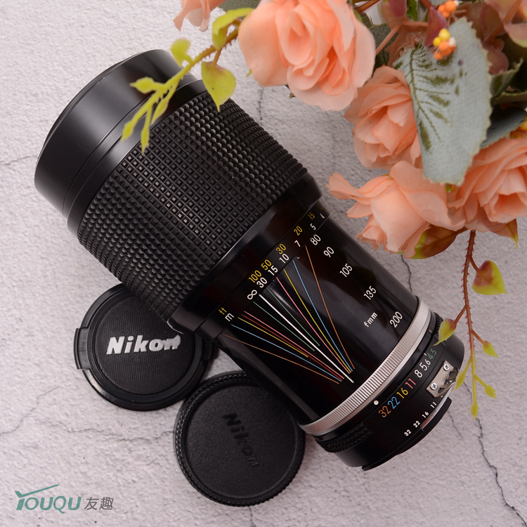 NIKON Nikon 80-200 4 5 100-300 5 6 80-200 long charred zoom lens