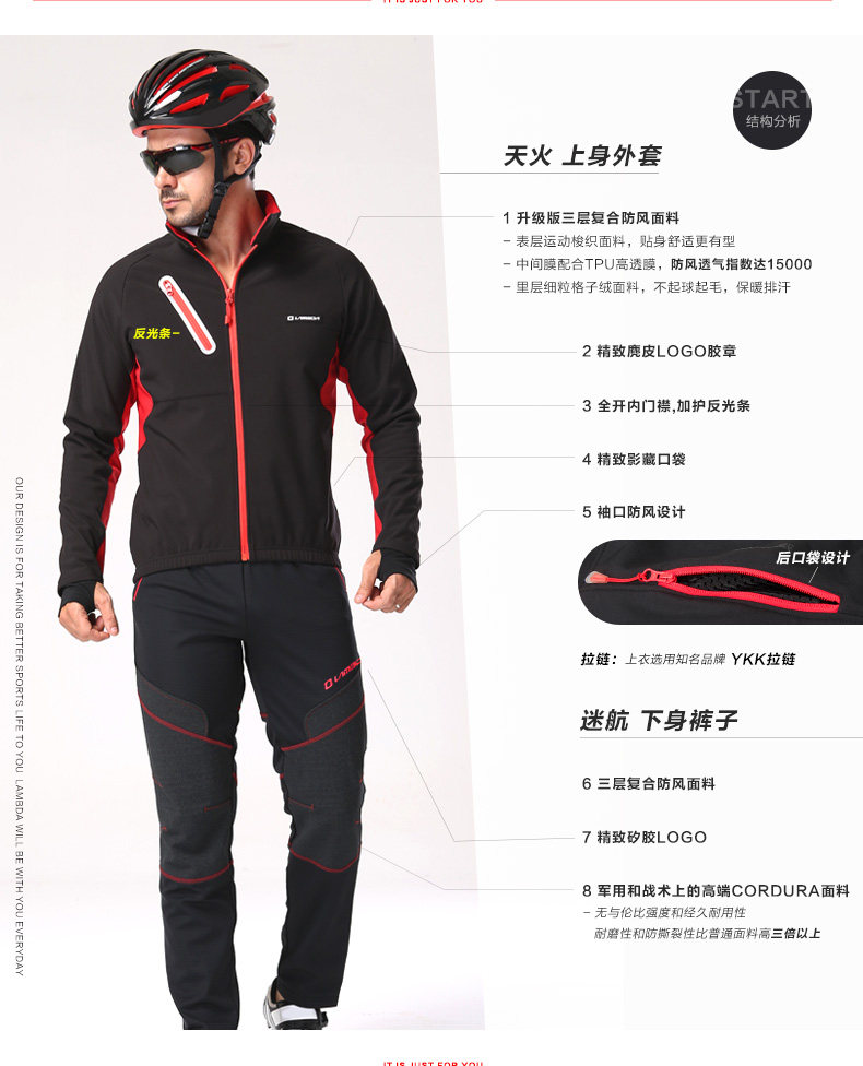 Tenue de cyclisme femme LAMBDA - Ref 2216992 Image 119