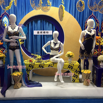 Upscale Inner clothes models Props Girls Show Body Human Body White Clothing Shop Big Chest Bra Shop Windows Showcase Women
