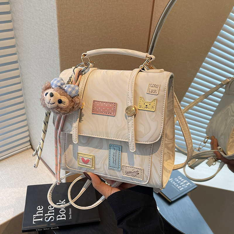 Amy Rabbit Bag Women's 2026 New Korean Style Versatile Student Party Backpack Fashionable Cute Handbag Crossbody Bag Amy Rabbit Bag Women's 2026 New Korean Style Versatile Student Party Backpack Fashionable Cute Handbag Crossbody Bag