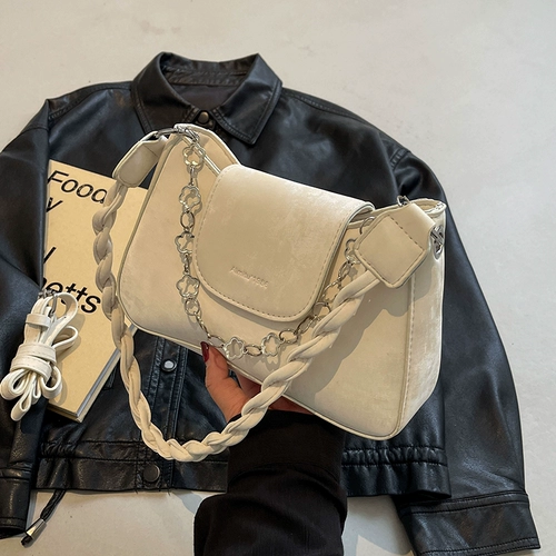 艾米兔 Модная сумка на одно плечо, городской стиль, в корейском стиле