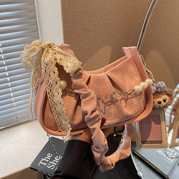 Amy rabbit women's bag 2025 new fashionable and versatile fashionable handbag casual style single-shoulder crossbody bag