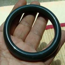 (Versatile) (Jade material is warm and delicate in workmanship) Qinghai Jade (Second Grade Sapphire) --- Bracelet -- 17#