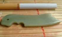 (Special) (can be played with as a pendant) (Purely natural) Qinghai Jade (yellow material)----Jade Knife