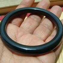 (Jade materials are scarce) (Collection level - can be used as specimens) Qinghai Jade (black and green fine material) - bracelet - 2#