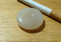 (Grateful feedback to Taobao) Qinghai Jade (bison ditch material--lotus root pink)---Dapingan buckle---H9#