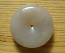 Qinghai Jade (light sugar jade---Yiniugou old material)---Pingan Buckle---12#