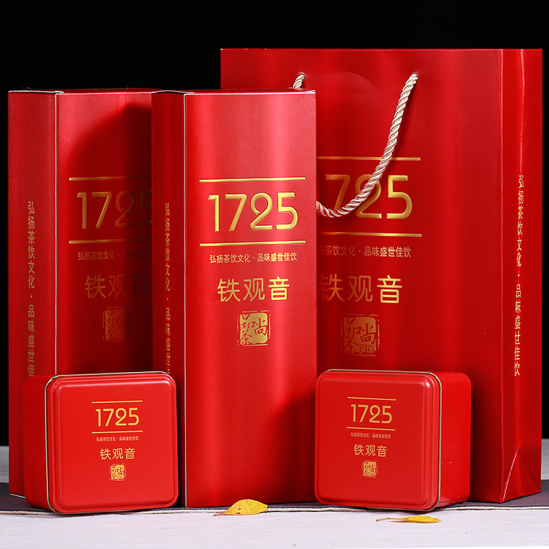 Tea Anxi Tieguanyin Autumn Tea Tobacco Stick Gift Box Orchid Fragrance Tieguanyin Strong Fragrance Oolong Tea 1725 Guanyin King