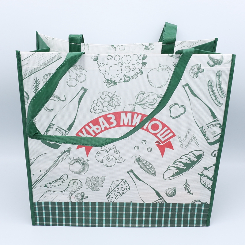 Non-woven bag Color printing LOGO custom non-woven hand bag Environmental bag custom handbag custom advertising shopping bag