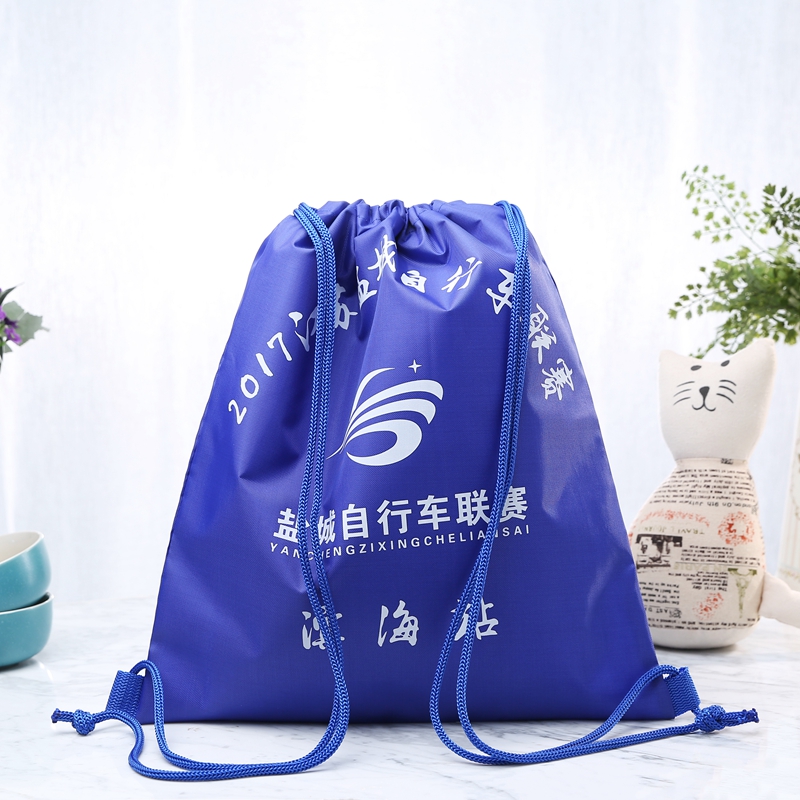 Drawstring backpack custom marathon bag Race bag custom running rope bag Oxford cloth football bag Shoulder drawstring bag