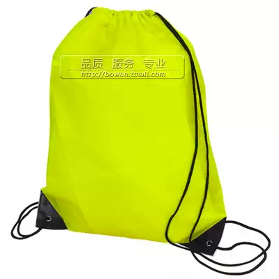 Race bag custom-made competition bag disposable running bag custom LOGO drawstring pocket double shoulder rope bag printing