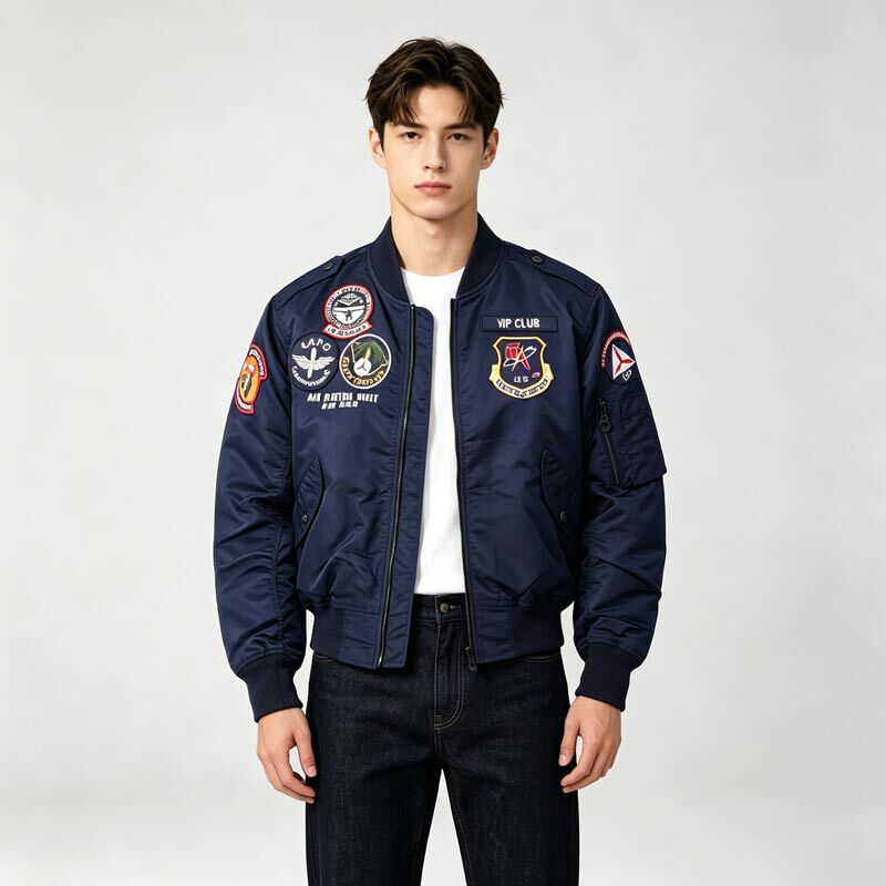 Spring and Autumn Flight Suit Trendy Baseball Jacket 26070601