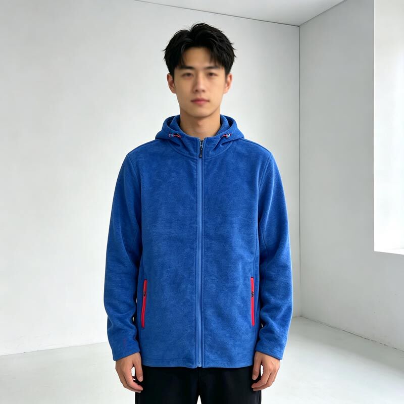 Men's and Women's Warm and Breathable Polar Fleece Hooded Sweatshirt 26071501