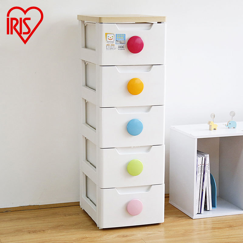 Alice Plastic Cartoon Draw Clamp Cabinet Narrow Cabinet Closed Storage Cabinet Alice