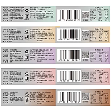 哈比利巧力健高纤维零卡糖黑巧克力[30元优惠券]-寻折猪