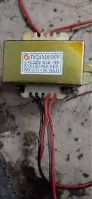 Customized double 12v transformer EI-57X30 20W 220V 12v telescopic door power transformer