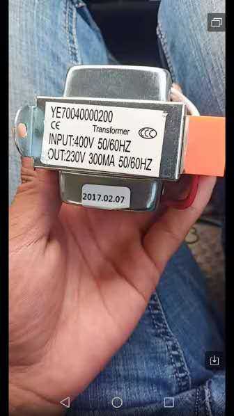 Injection molding machine suction machine power transformer YE70040000200 400V to turn 230V 300mA 350mA-Taobao
